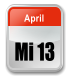 Mi 13 April